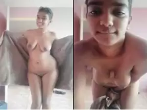 Today Exclusive- Horny Tamil Girl Showing Her Nude Body and Fingerring Part 1
