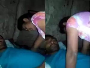 Today Exclusive- Desi Girl Ridding Lover Dick