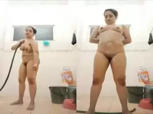 Today Exclusive- Sexy Desi Girl Showing Her Nude Body Part 1