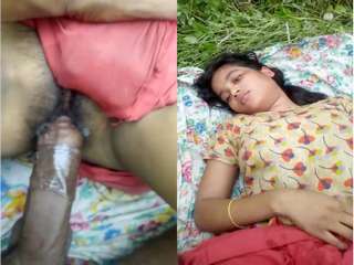Today Exclusive- Desi Lover Out Door Fucking Part 1