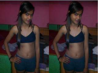 Today Exclusive- Desi Village Girl Showing her Boobs and Pussy Part 3