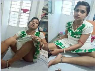 Exclusive- Sexy Look Randi Bhabhi Wearing Cloths after sex