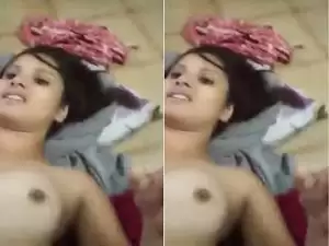 Today Exclusive- Cute Desi Girl Hard Fucked By Lover