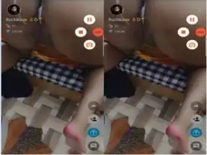 Today Exclusive- Hot Desi Cpl Ruchika D Hot Tango Show