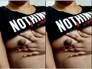 Today Exclusive- Desi Girl Play With Boobs Part 2