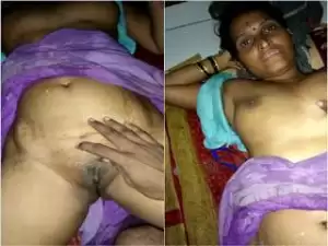 Today Exclusive- Desi Village Bhabhi Nude Video Record By hubby
