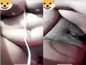 Today Exclusive -Horny Desi Girl Showing Her Boobs and Pussy ON IMO VIdeo Call Part 1