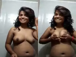 Today Exclusive – Sexy Desi Girl Blowjob and Showing Her Boobs part 2