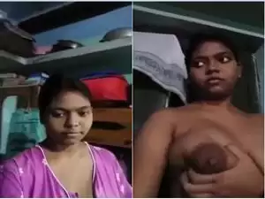 Today Exclusive -Desi Village Boudi Showing Her Boobs and Pussy Part 1