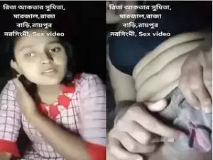 Today Exclusive – Cute Desi Girl Showing Her Boobs and Pussy