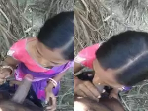 Today Exclusive – Desi Randi OutDoor Blowjob