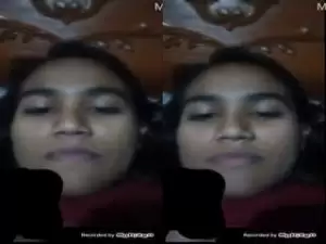 Today Exclusive- Cute Desi Girl Showing Her Boobs on Video Call