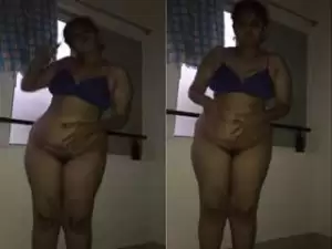 Today Exclusive- Desi  Gf Hairy Pussy Video Record By Lover
