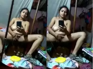 Today Exclusive- Horny Desi Bhabhi Record Fingerring Selfie