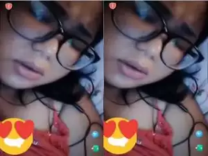 Today Exclusive- Cute Indo Girl Showing Her Boobs on video Call Part 4