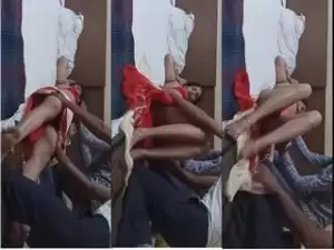 Today Exclusive- Famous Desi Bhabhi Three Some Sex with Hubby and Dewar Part 1