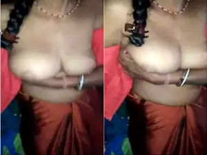 Today Exclusive- Sexy Desi Bhabhi Nude Video Record By Hubby Part 2