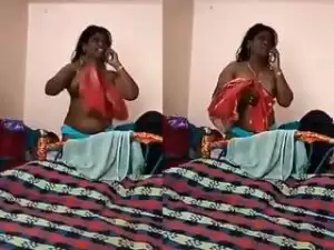 Today Exclusive-Desi Bhabhi Were Cloths record By Hubby