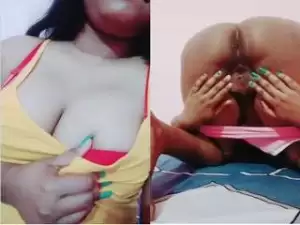 Today Exclusive- Horny Desi Girl Enjoying With Dildo Part 2