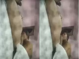 Today Exclusive- Cute Desi Girl Sucking Lover Dick Part 3