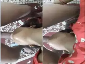 Today Exclusive- Sexy Figure Desi Wife Sucking Hubby Balls and Mouth Fucking Part 1