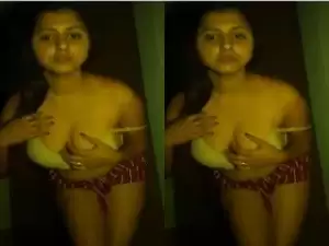 Today Exclusive- Super Hot Desi Girl Showing Her Boobs and Big ass Part 2