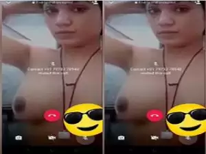 Today Exclusive- Desi Girl Showing Her Big Boobs On Video Call