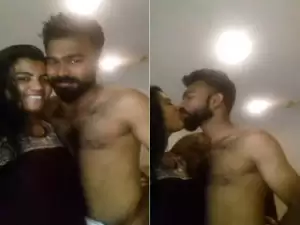Indian Couple Kissing