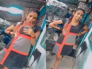 Today Exclusive- Cute Tamil Girl Blowjob and Fucked Part 6