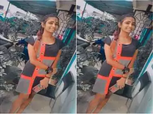 Today Exclusive- Cute Tamil Girl Blowjob and Fucked Part 3