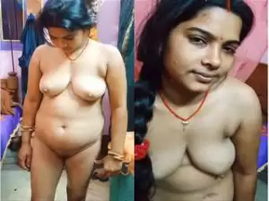 First On Net – Super Hot Desi Bhabhi Nude Video Record By Hubby