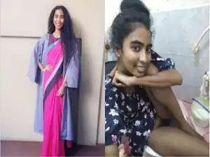 Today Exclusive- Cute Lankan Girl Showing Her Boobs and Pussy part 3