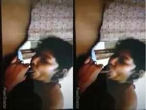 Today Exclusive-  Desi bhabhi Blowjob