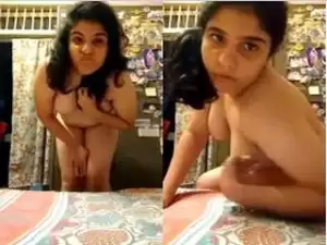 Today Exclusive- Desi Girl Showing her Nude Body Part 7