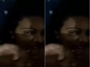Today Exclusive- Desi girl Nude Video Record By BF