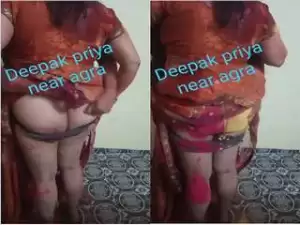 Today Exclusive- Desi Cpl Enjoying Holi