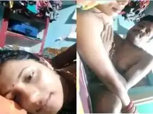 Today Exclusive- Desi Cpl Romance and Wife Ridding Hubby Dick