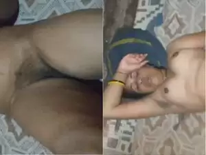 Today Exclusive- Sexy Desi Gf Nude Video Record By Lover