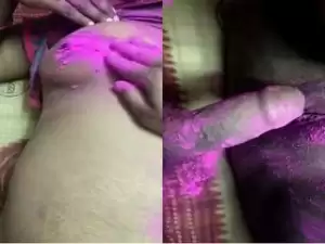 Today Exclusive- Couple Enjoying Holi and Fucking Part 2