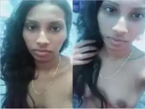 Today Exclusive- Cute Desi Girl Showing Her Boobs and Pussy part 1