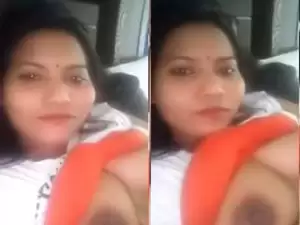 Today Exclusive- Sexy Bhabhi Showing Her Boobs and Pussy part 2
