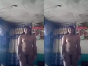 Today Exclusive- Paki Village Girl Strip her Cloths and Showing Nude Body