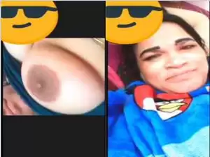 Today Exclusive- Horny Bhabhi Showing Her Boobs and Pussy