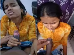 Today Exclusive- Shy Desi Gf Blowjob