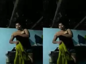 Today Exclusive- Cute Desi gf Record Nude Selfie And Fucked With BF Part 3