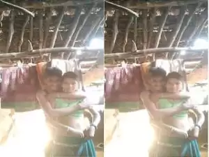 Today Exclusive- Desi Village Girl Brest Pressing By Lover
