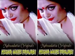 Fitst On Net -Megha White Panjabi
