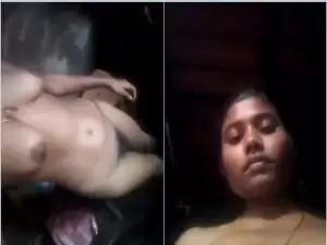 Today Exclusive- Desi Girl Showing her Boobs and Pussy part 2