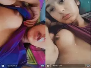 Today Exclusive- Cute Desi girl Showing Her Boobs and Pussy Part 2