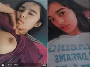 Today Exclusive- Cute Desi girl Showing Her Boobs and Pussy Part 1